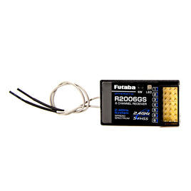 Futaba - R2006GS S-FHSS 2.4GHz 6-Channel Receiver for T6J - Hobby Recreation Products