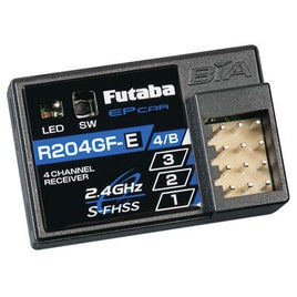 Futaba - R204GF-E S-FHSS 2.4GHz 4-Channel Micro Receiver, for Electric Only - Hobby Recreation Products