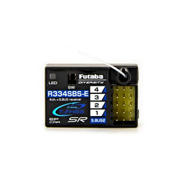 Futaba - R334SBS-E Super Response T-FHSS 4-Channel Receiver - Hobby Recreation Products