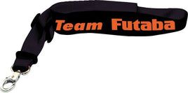 Futaba - Team Futaba Strap, Black & Orange Neck Strap - Hobby Recreation Products