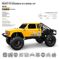Gmade - 1/10 GS02 BOM RTR Brushed Ultimate Trail Truck, w/ 2.4GHz Radio - Hobby Recreation Products