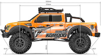 Gmade - 1/10 GS02F KOMODO Double Cab TS Scale Crawler Kit - Hobby Recreation Products