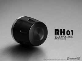Gmade - 1.9 RH01 Wheel Hubs (Black) (4) - Hobby Recreation Products