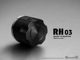 Gmade - 1.9 RH03 Wheel Hubs (Black) (4) - Hobby Recreation Products