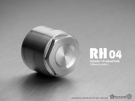 Gmade - 1.9 RH04 Wheel Hubs (Silver) (4) - Hobby Recreation Products