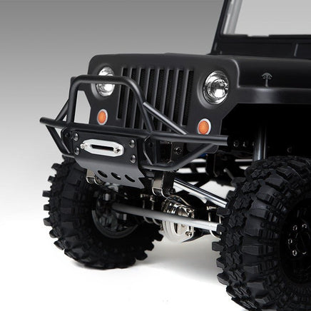 Gmade - GS01 Front Tube Bumper with Skid Plate, Black - Hobby Recreation Products