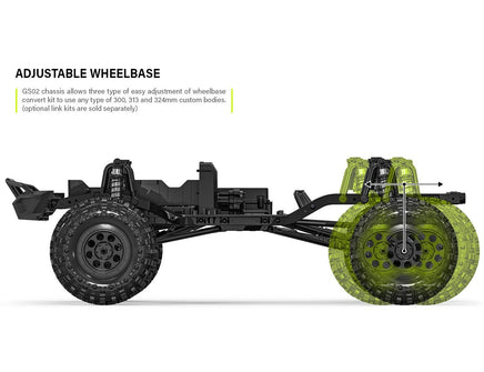 Gmade - GS02 Komodo Double Cab TS 1/10 Scale Trail Crawler Kit - Hobby Recreation Products