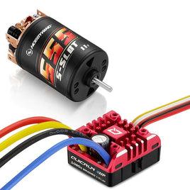 Hobbywing - QuicRun 1080 G2 ESC with Brushed 555, 11T Motor Combo - Hobby Recreation Products