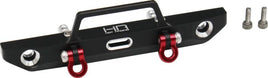 Hot Racing - Aluminum Front Bumper w/Fairlead and Light Buckets, for Axial SCX24 - Hobby Recreation Products