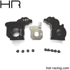 Hot Racing - Black Aluminum Center Gear Case for Axial Wraith - Hobby Recreation Products