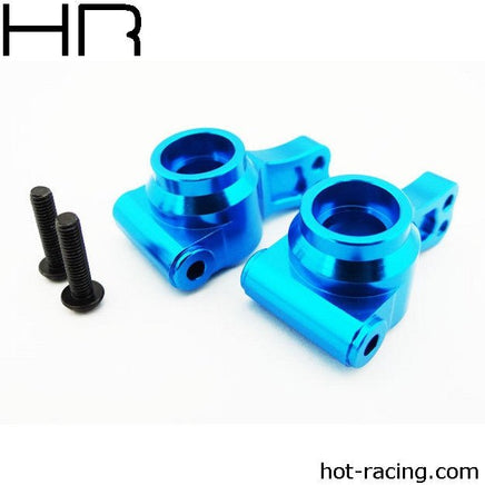 Hot Racing - Blue Aluminum Rear Knuckles Hub ECX - Hobby Recreation Products