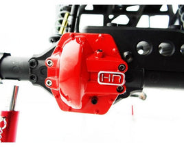 Hot Racing - Metal Low Profile AR60 Diff Cover, Red, for Axial Yeti, Wraith, and AX10 - Hobby Recreation Products