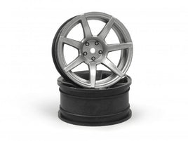 HPI Racing - 7Twenty Style55 Wheel Gunmetal (6mm/2pcs), for 1/10 Touring Cars - Hobby Recreation Products
