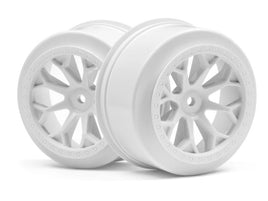 HPI Racing - 8-Shot Jumpshot SC Wheel, White, (2pcs) - Hobby Recreation Products