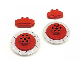 HPI Racing - E10 Brake Disc & Caliper Set (Red) - Hobby Recreation Products