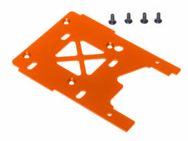 HPI Racing - Engine Plate, 2.5mm 7075, Orange, Savage X - Hobby Recreation Products