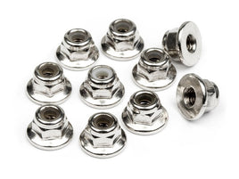 HPI Racing - Flanged Lock Nut, M3 (10pcs) - Hobby Recreation Products