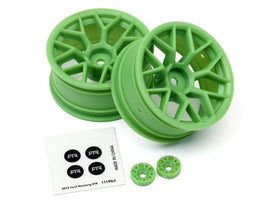 HPI Racing - Green RTR Wheel, 26mm width, 6mm Offset (2pcs) - Hobby Recreation Products