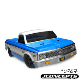 J Concepts - 1972 Chevy C10-Slash 4X4 Scalpel Speed Run Body (Requires #2173 Bumper Conversion Kit) - Hobby Recreation Products