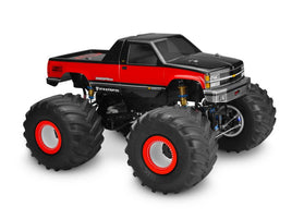 J Concepts - 1988 Chevy Silverado Monster Truck Body-7" Width & 11" Wheelbase - Hobby Recreation Products