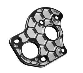 J Concepts - 3-Gear Laydown/Layback Transmission Motor Plate, Honeycomb, Black, for ASC B6.2, T6.2, SC6.2 - Hobby Recreation Products