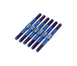 J Concepts - 3.5mm Fin Turnbuckle Kit - Burnt Blue, 6pcs, Fits TLR 22 5.0 - Hobby Recreation Products
