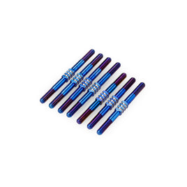 J Concepts - 3.5mm Fin Turnbuckle Kit, Burnt Blue, 7pcs, Fits TLR 22X - Hobby Recreation Products
