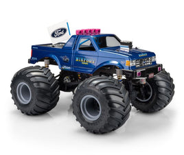 J Concepts - BIGFOOT 4 Louisville, 1990 Ford F-250 Body Set w/Accessories, Fits Clod Buster, Regulator-7" Width - Hobby Recreation Products