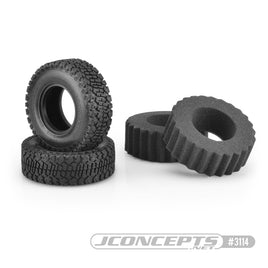 J Concepts - Bounty Hunters, Green Compound, 1.9" (3.93" O.D.) Scale Country Tires - Hobby Recreation Products