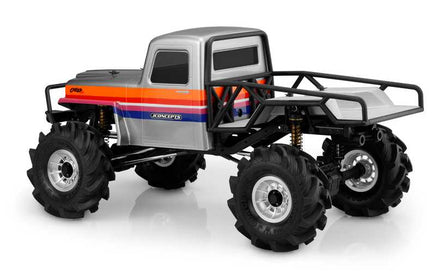 J Concepts - CreepER, Cab Only Clear Body, fits Traxxas TRX-4 Sport / Enduro / Axial 12.3" Wheelbase - Hobby Recreation Products