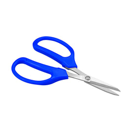 J Concepts - Dirt Cut - Precision Straight Scissors, Stainless - Blue - Hobby Recreation Products