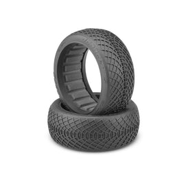 J Concepts - Ellipse - Gold (Soft) Compound Tires, fits 1/8th Buggy - Hobby Recreation Products