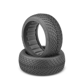 J Concepts - Ellipse - Silver (Super Soft) Compound Tires, fits 1/8th Buggy (1 pair) - Hobby Recreation Products