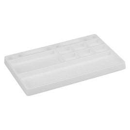J Concepts - JConcepts Parts Tray, Rubber Material - White - Hobby Recreation Products