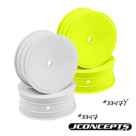 J Concepts - Mono - B4.1 / RB5 - 12mm Hex Front Wheel (White) - 4pc - Hobby Recreation Products