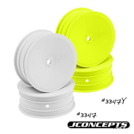 J Concepts - Mono - B4.1/RB5 - 12mm Hex Front Wheel (Yellow) - 4pc - Hobby Recreation Products