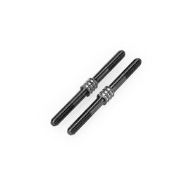 J Concepts - Optional Titanium Turnbuckle 4x56mm, Stealth Black, Fits Tekno NB48.3 / EB48.3 Steering Assembly, 2p - Hobby Recreation Products