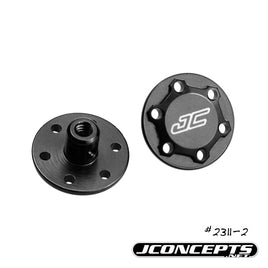 J Concepts - RC10 Finnisher Wing Buttons, Black - Hobby Recreation Products