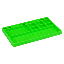 J Concepts - Rubber Parts Tray - Green - Hobby Recreation Products