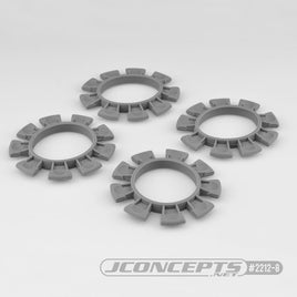 J Concepts - Satellite Tire Gluing Rubber Bands - Gray (4pcs) - Hobby Recreation Products