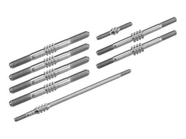 J Concepts - TLR 8ight 4.0, Fin Titanium Turnbuckle Set-8pc - Hobby Recreation Products
