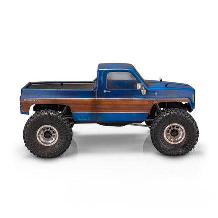 J Concepts - Tucked 1978 Chevy K10, Truck Body, 12.3" Wheelbase Fits Taxxas TRX-4 Sport, Enduro, Axial, Vanquish - Hobby Recreation Products