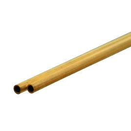 K & S Metals - Bendable Brass Fuel Tube: 1/8" OD x 0.014" Wall x 12" Long - Hobby Recreation Products