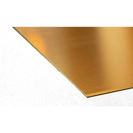 K & S Metals - Brass Sheet: 0.032" Thick x 6" Wide x 12" Long - Hobby Recreation Products