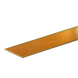 K & S Metals - Brass Strip: 0.025" Thick x 1" Wide x 12" Long - Hobby Recreation Products
