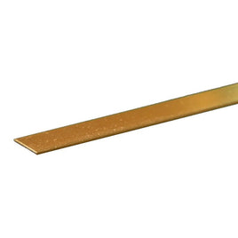 K & S Metals - Brass Strip: 0.025" Thick x 1/2" Wide x 12" Long - Hobby Recreation Products