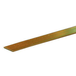 K & S Metals - Brass Strip: 0.032" Thick x 1/2" Wide x 12" Long - Hobby Recreation Products