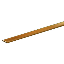 K & S Metals - Brass Strip: 0.032" Thick x 1/4" Wide x 12" Long - Hobby Recreation Products