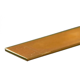 K & S Metals - Brass Strip: 0.064" Thick x 1" Wide x 12" Long - Hobby Recreation Products
