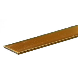 K & S Metals - Brass Strip: 0.064" Thick x 3/4" Wide x 12" Long - Hobby Recreation Products